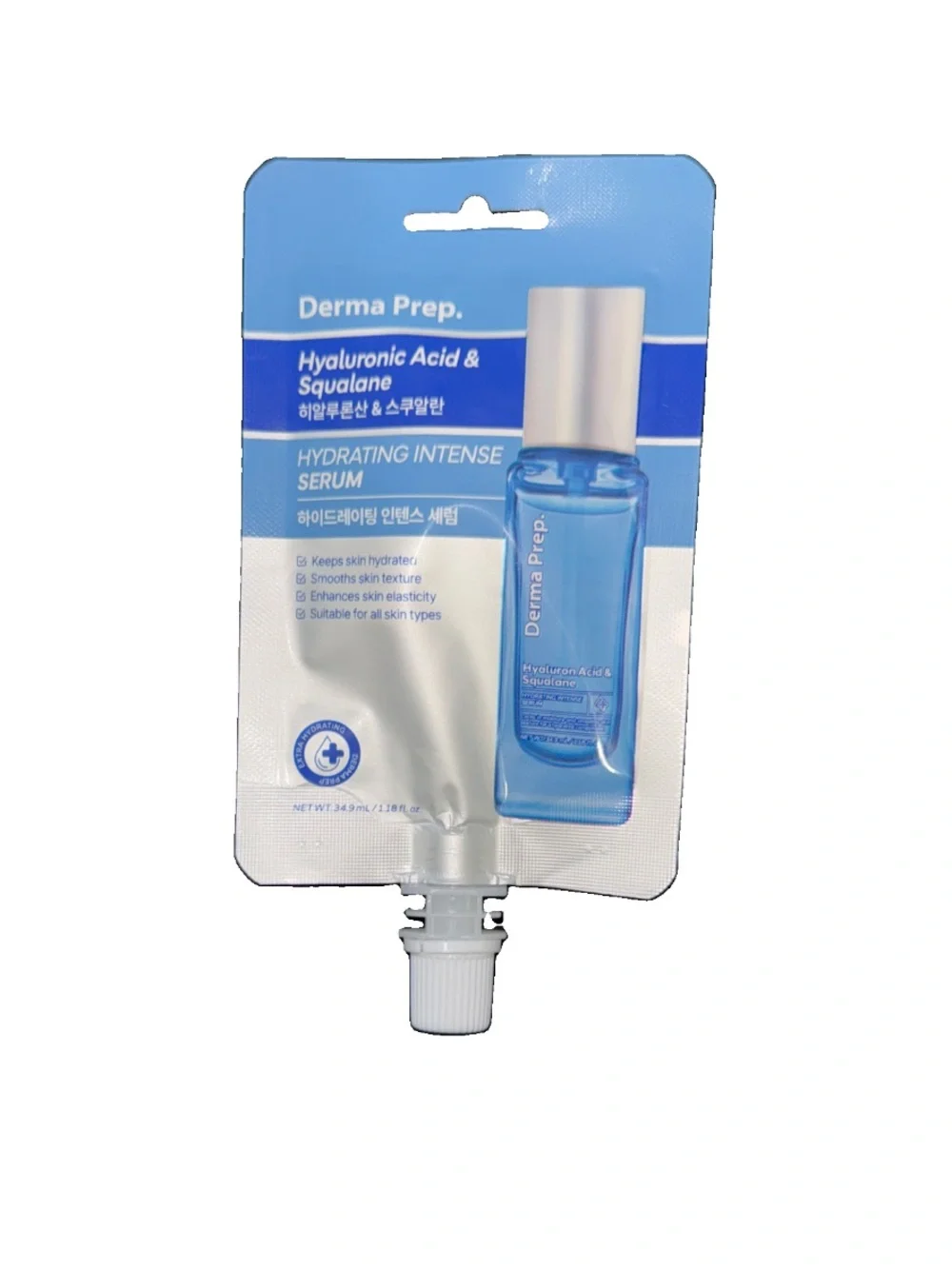 Derma Prep Hydrating & Firming Serum Duo Hyaluronic & Collagen 1.18oz 2pk